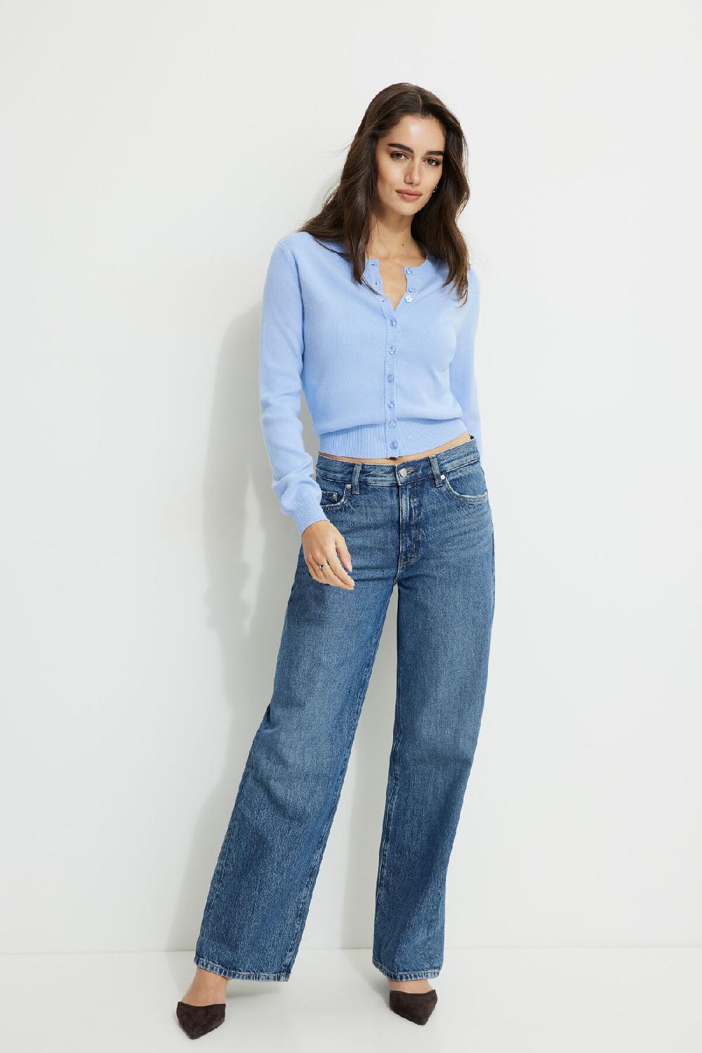 Dynamite Cardigan à Col Rond Rebecca