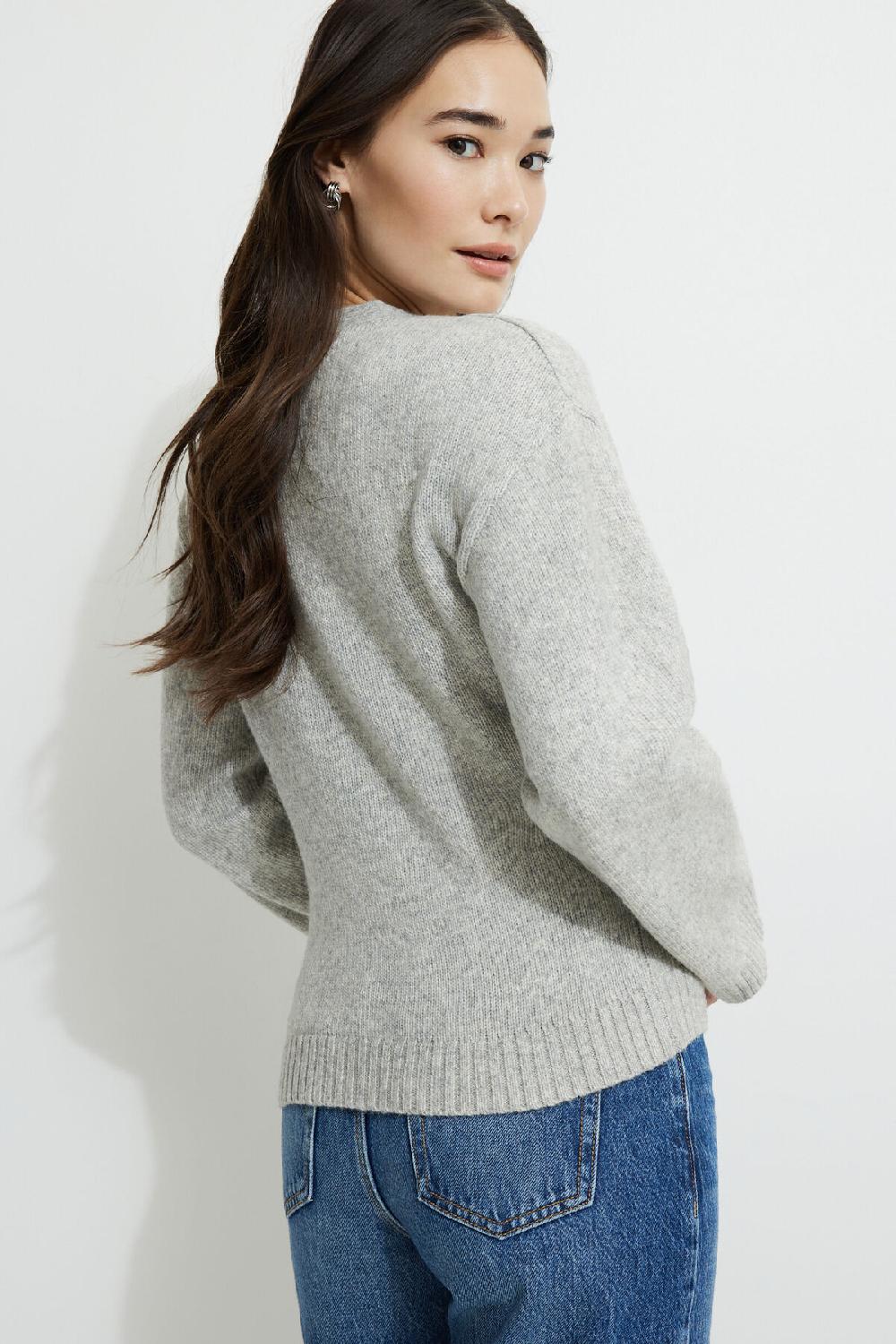 Dynamite Cardigan Boutonné à Col En V