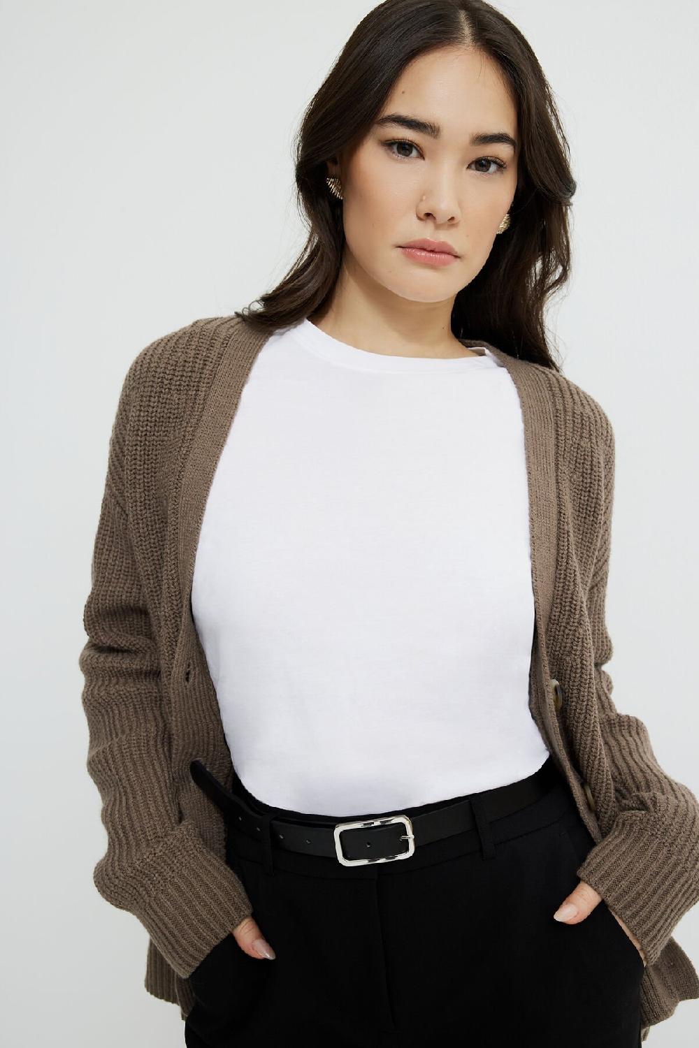 dynamite Ceinture mince à boucle carrée arrondie