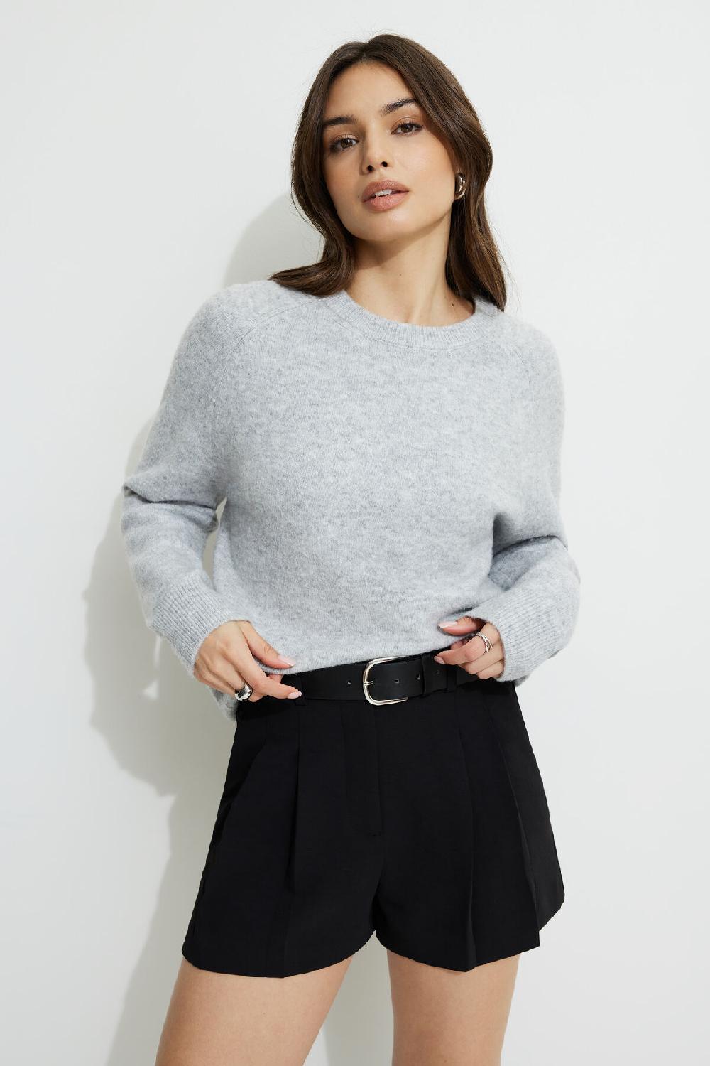 dynamite Chandail à col rond et manches raglan