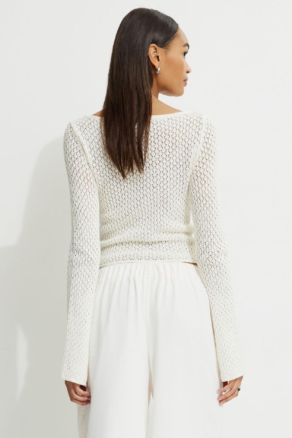 Dynamite Chandail Crocheté Carlina