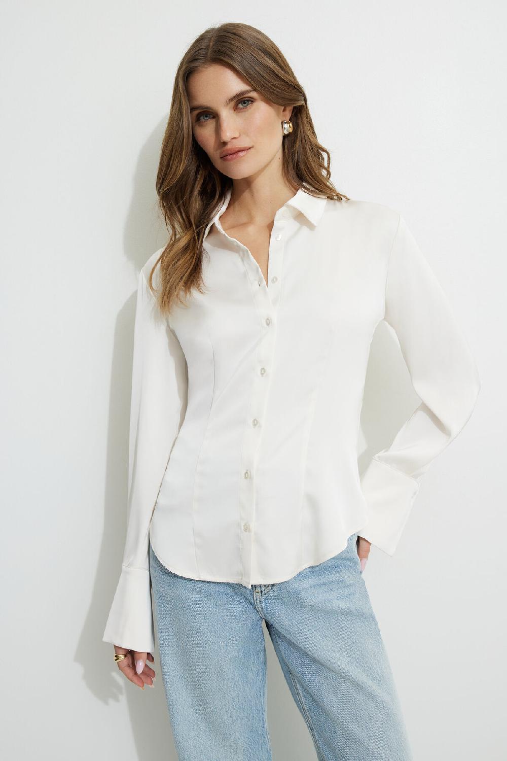 dynamite Chemise ajustée en satin