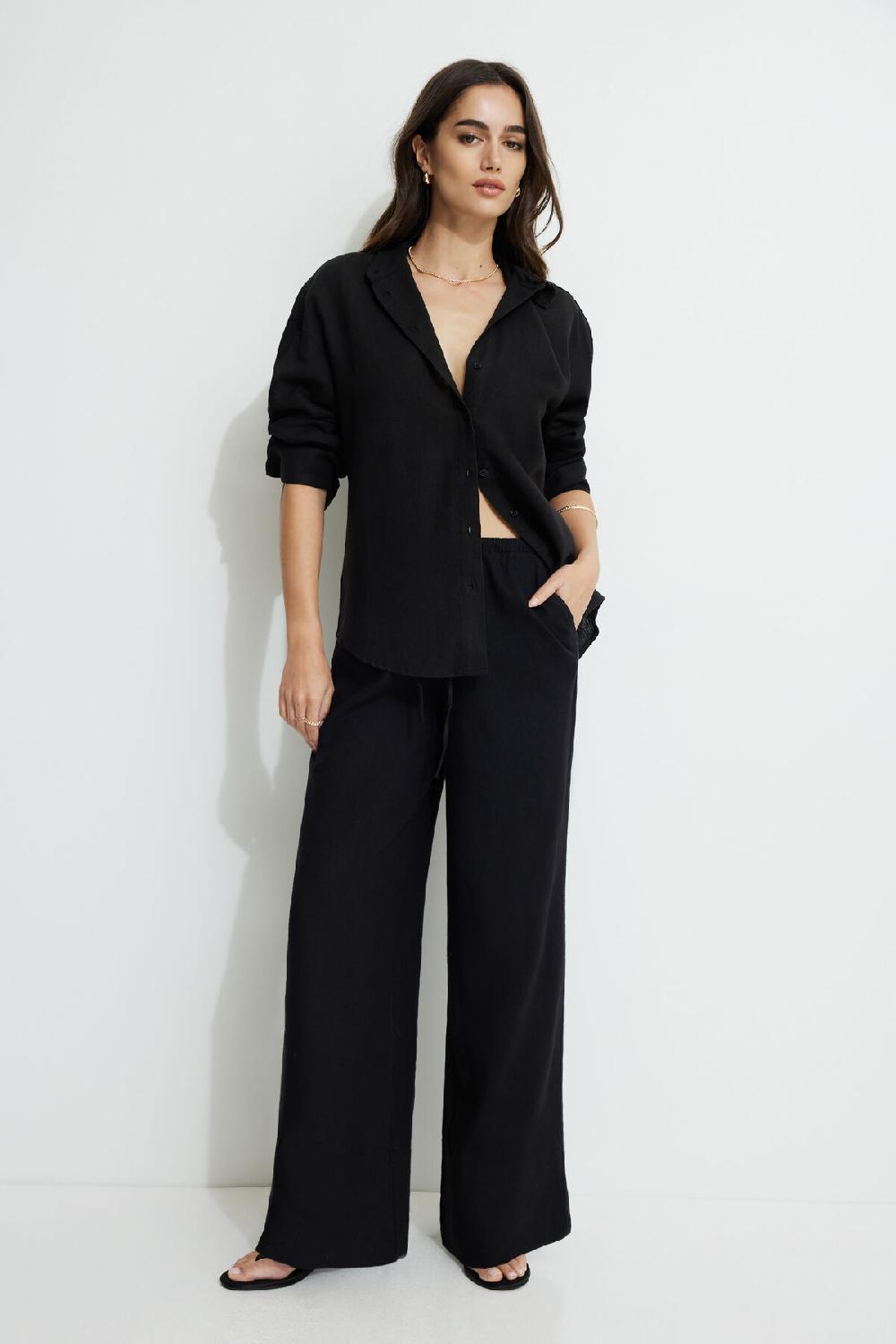 Dynamite Chemise Ample En Lin