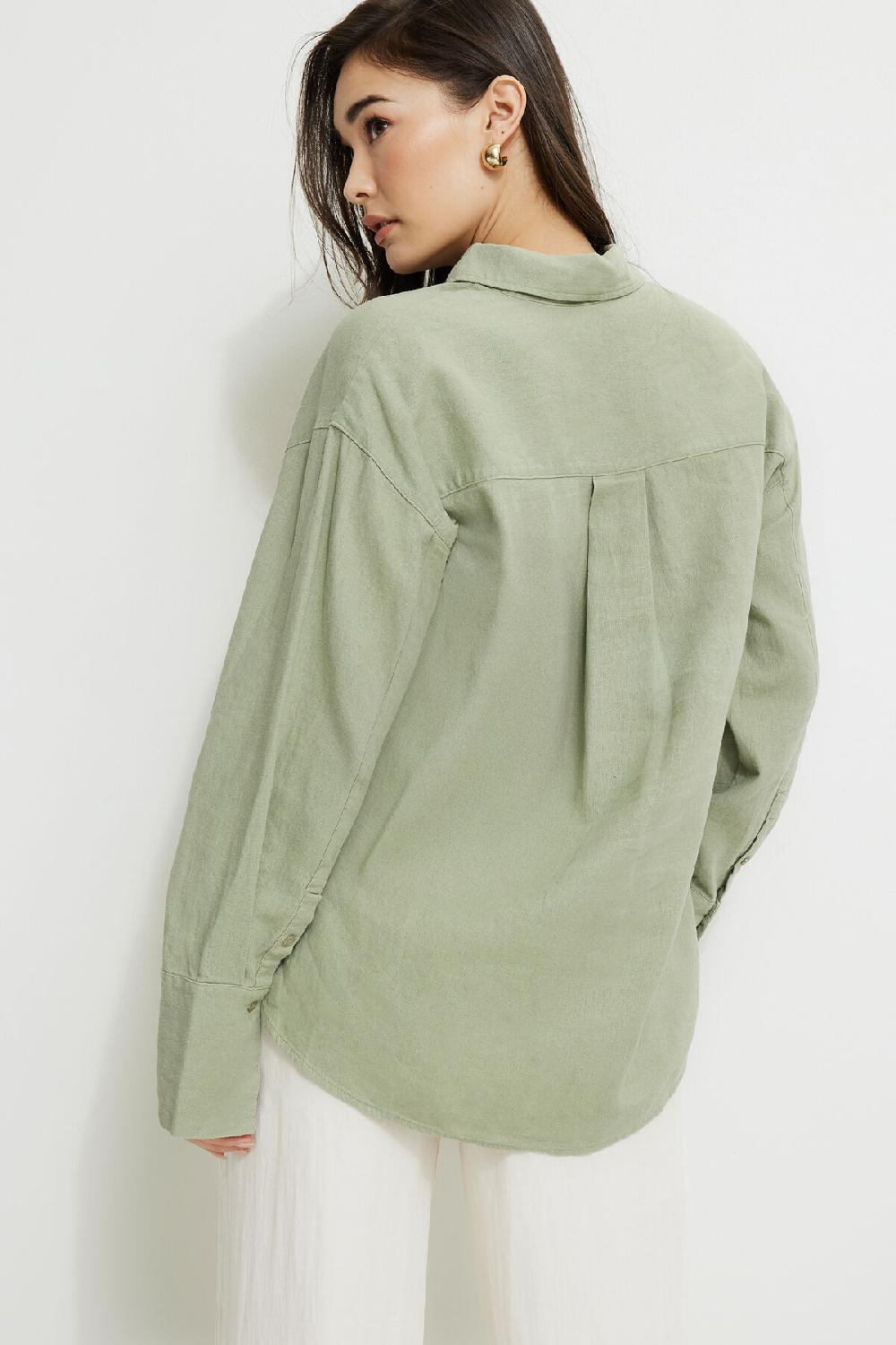 Dynamite Chemise Ample En Lin Monroe