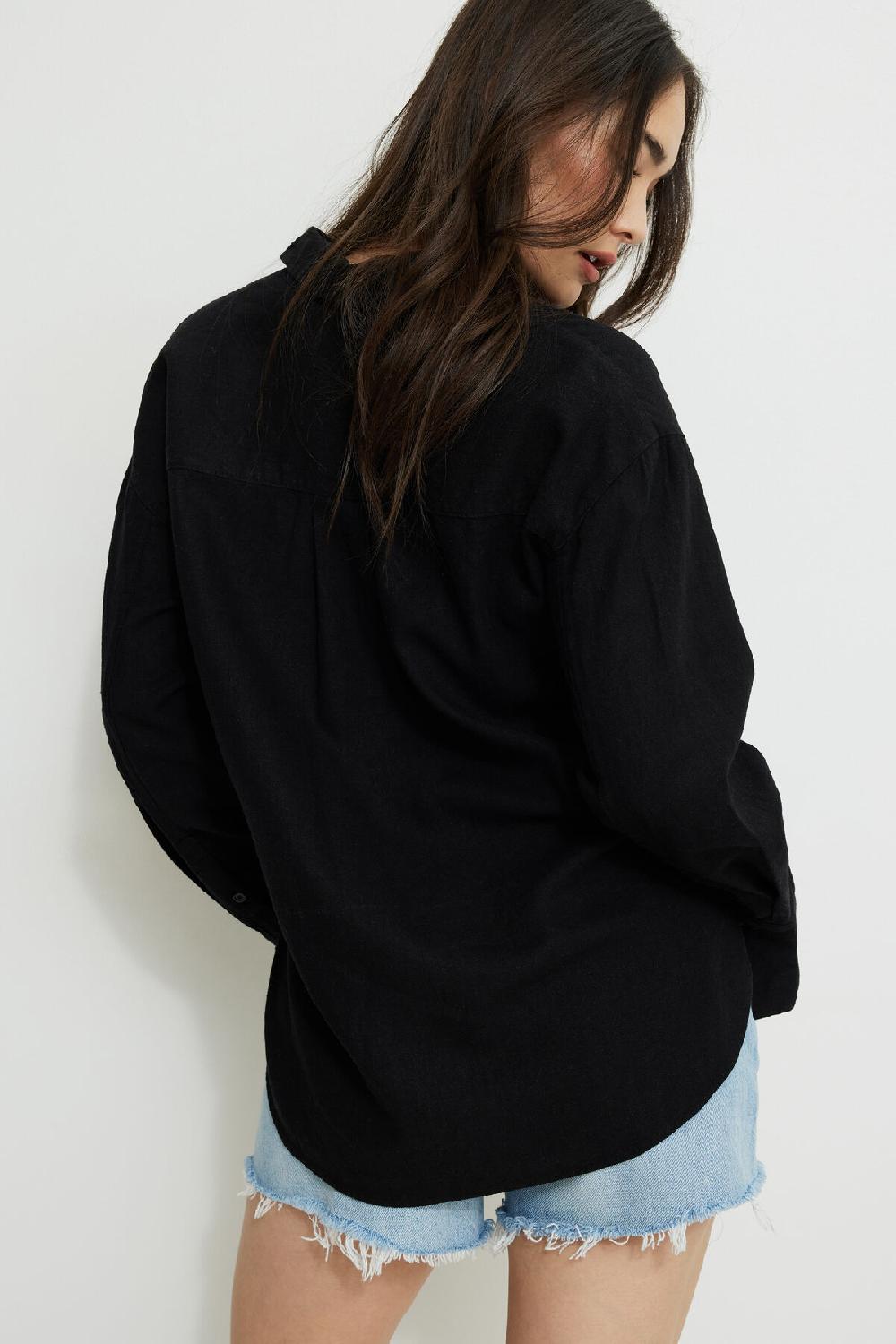 Dynamite Chemise Ample En Lin Monroe