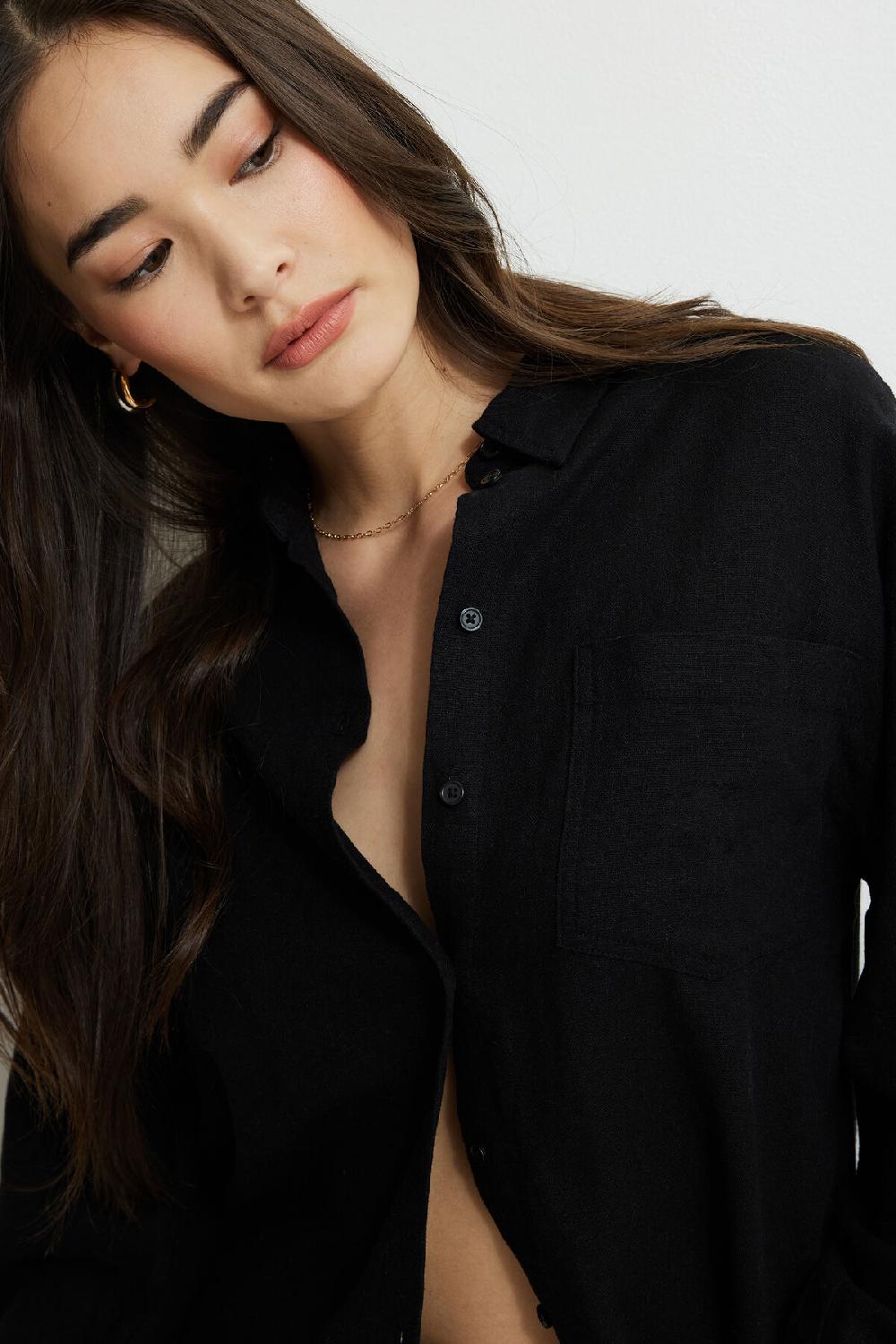 Dynamite Chemise Ample En Lin Monroe