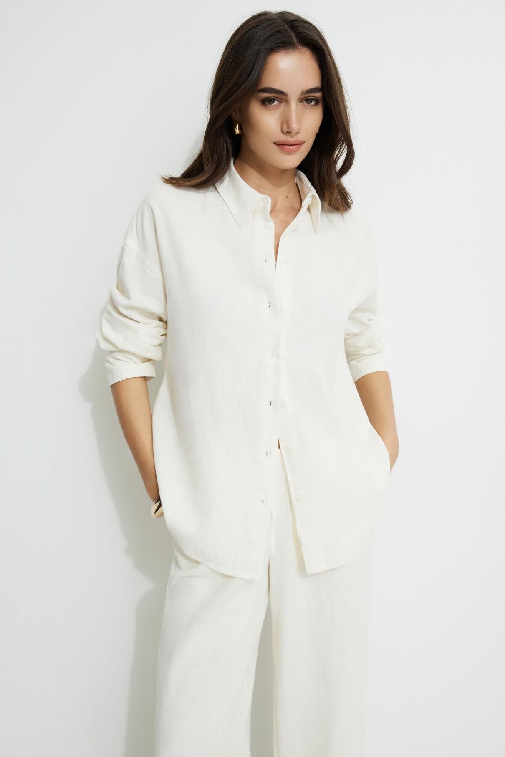 dynamite Chemise ample en lin