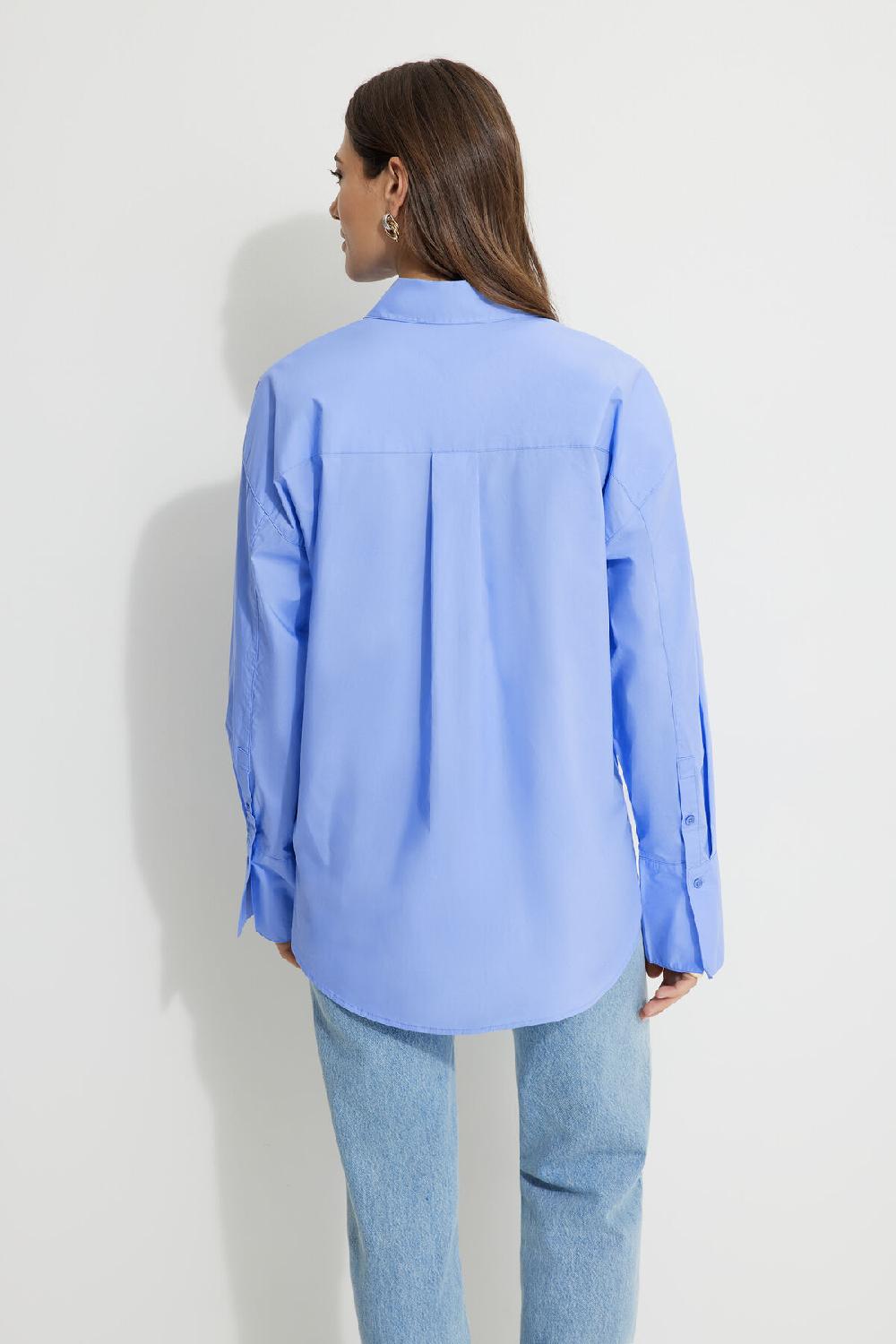 Dynamite Chemise Ample En Popeline Monroe