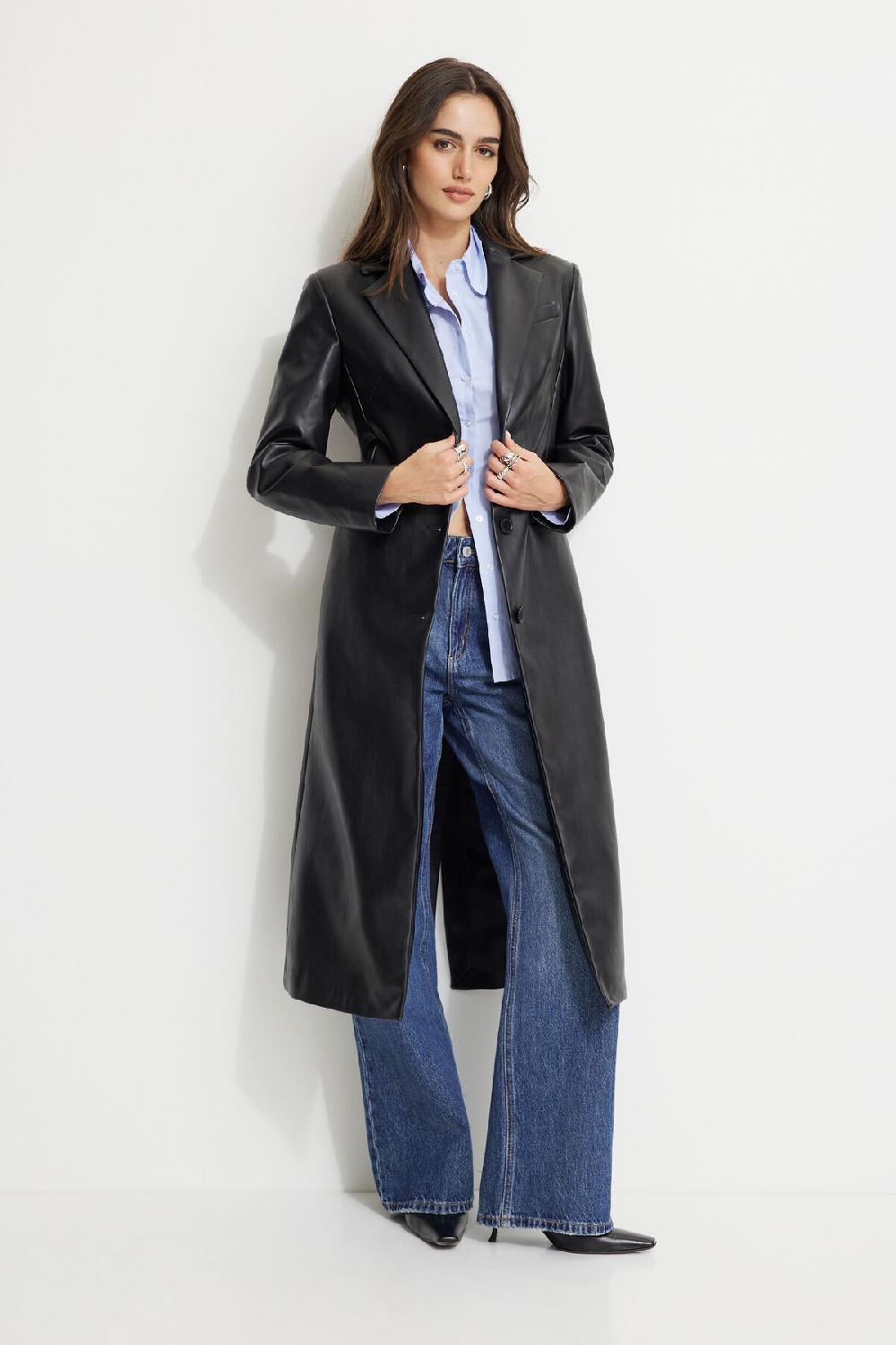 Dynamite Chemise En Coton Cintrée à La Taille