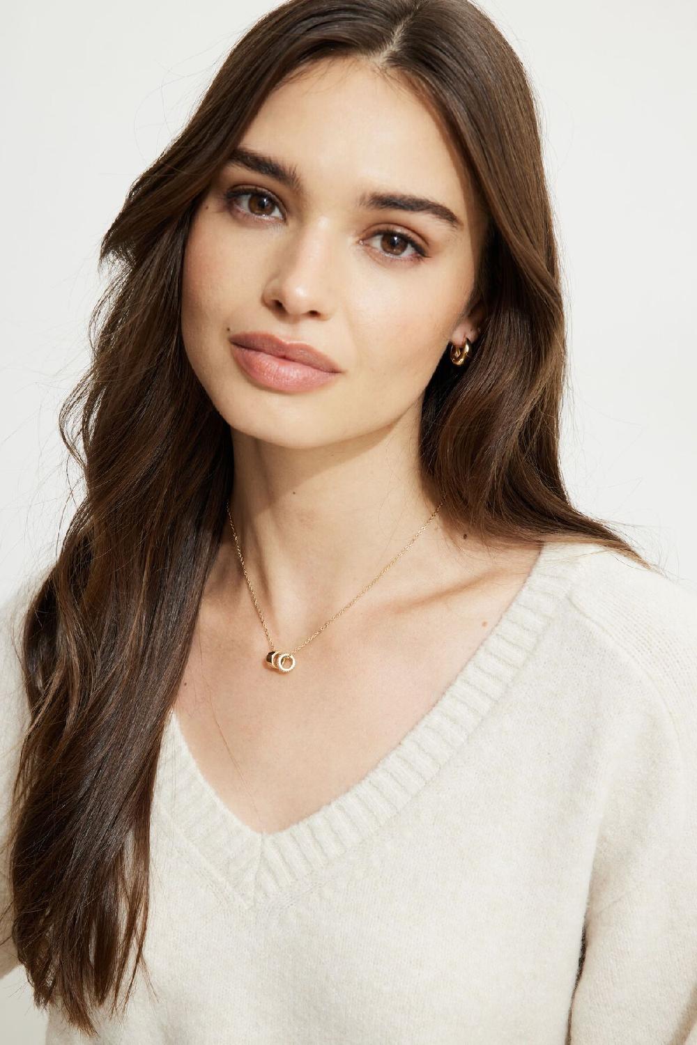 dynamite Collier à breloques en forme d’anneau