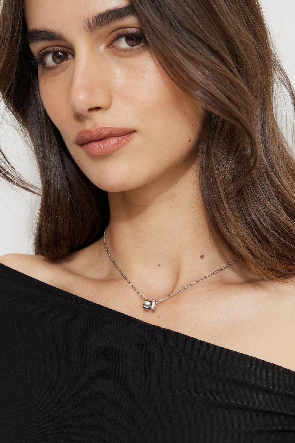 dynamite Collier à breloques en forme d’anneau