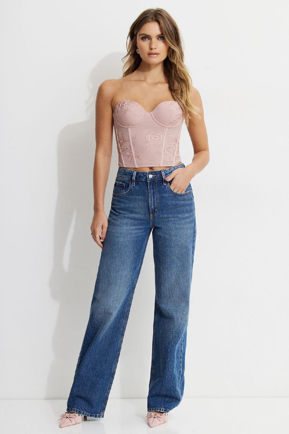 Dynamite Corset à Broderies