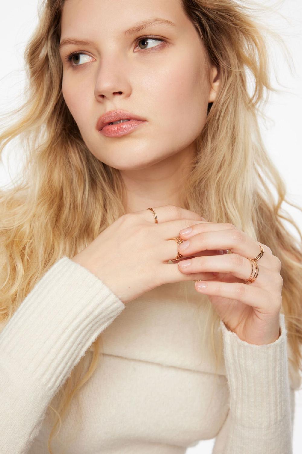 dynamite Ensemble de 15 bagues minces