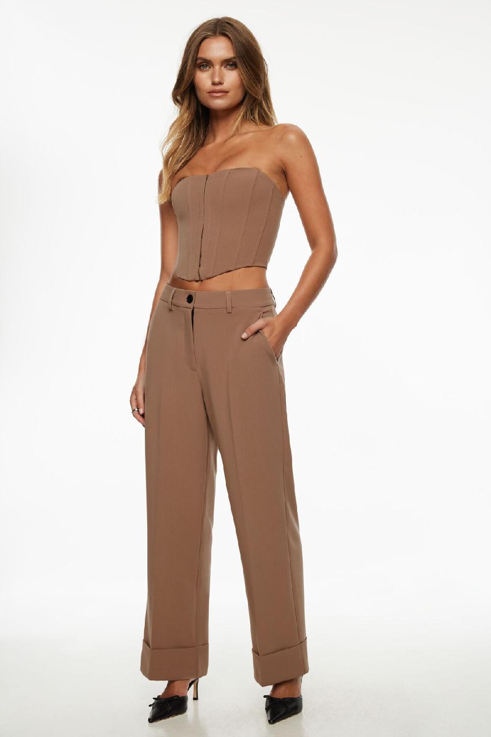 Dynamite Haut Bustier à Agrafes Et œillets