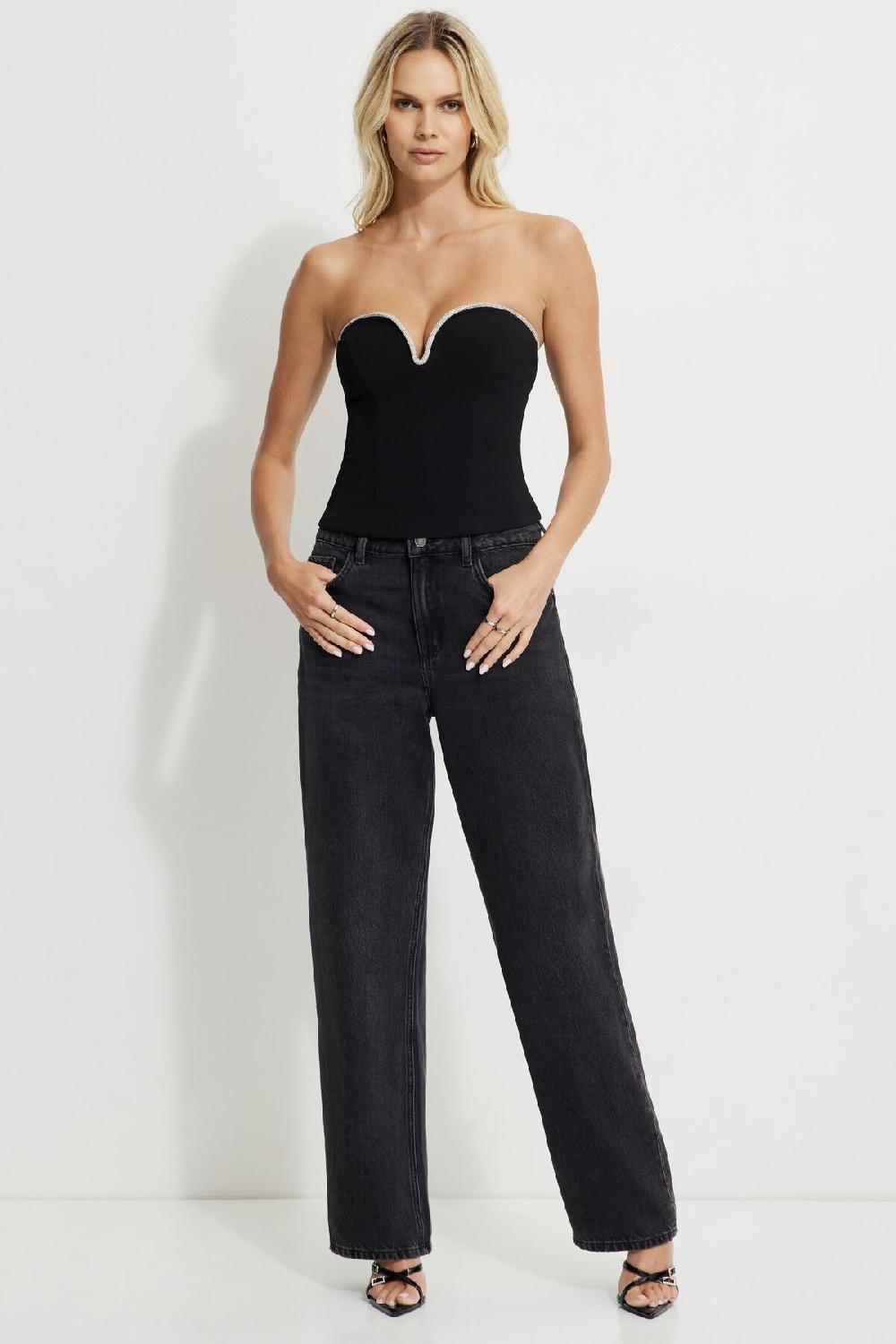 Dynamite Haut Bustier à Pierres Du Rhin