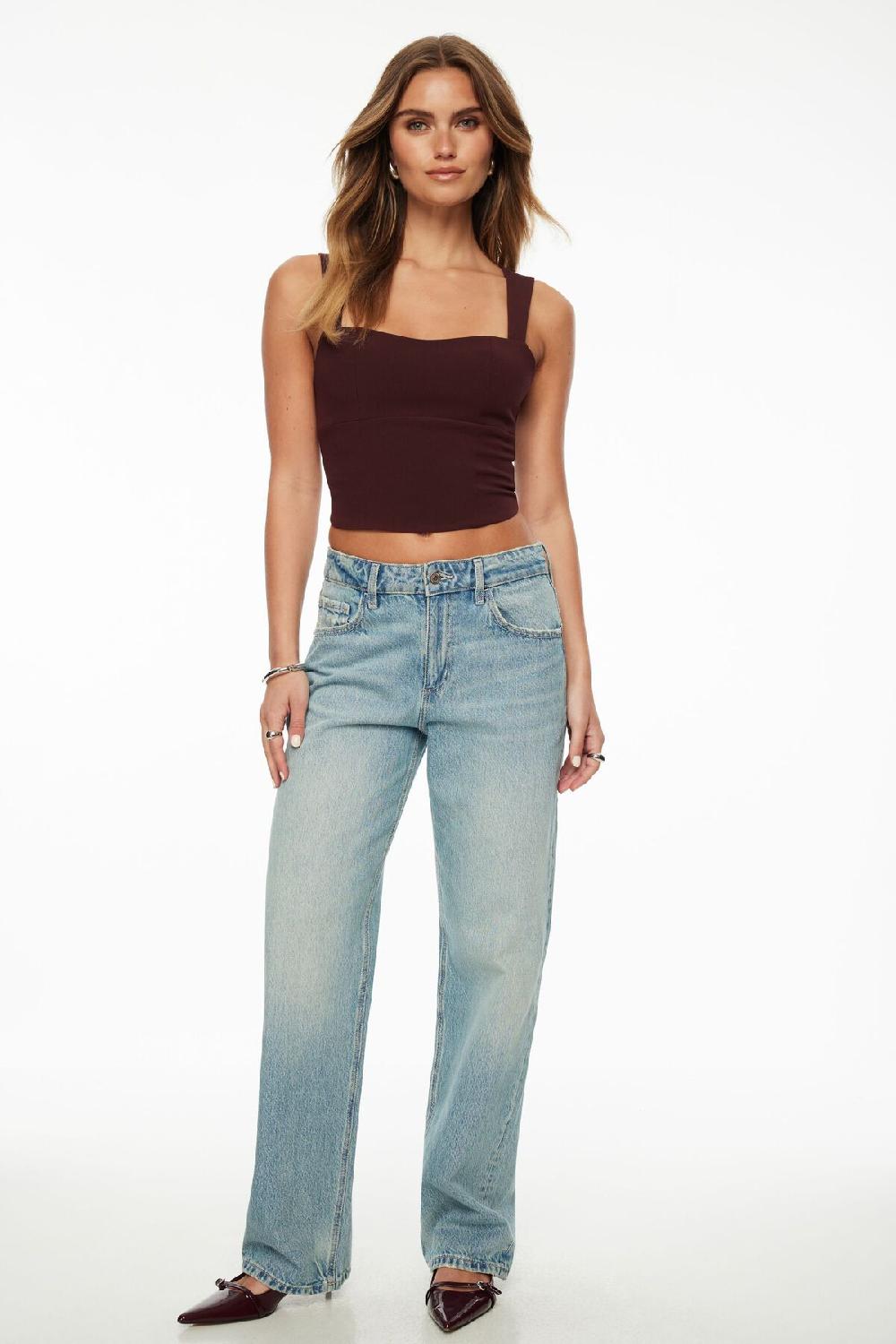 Dynamite Haut Corset à Dos Ouvert