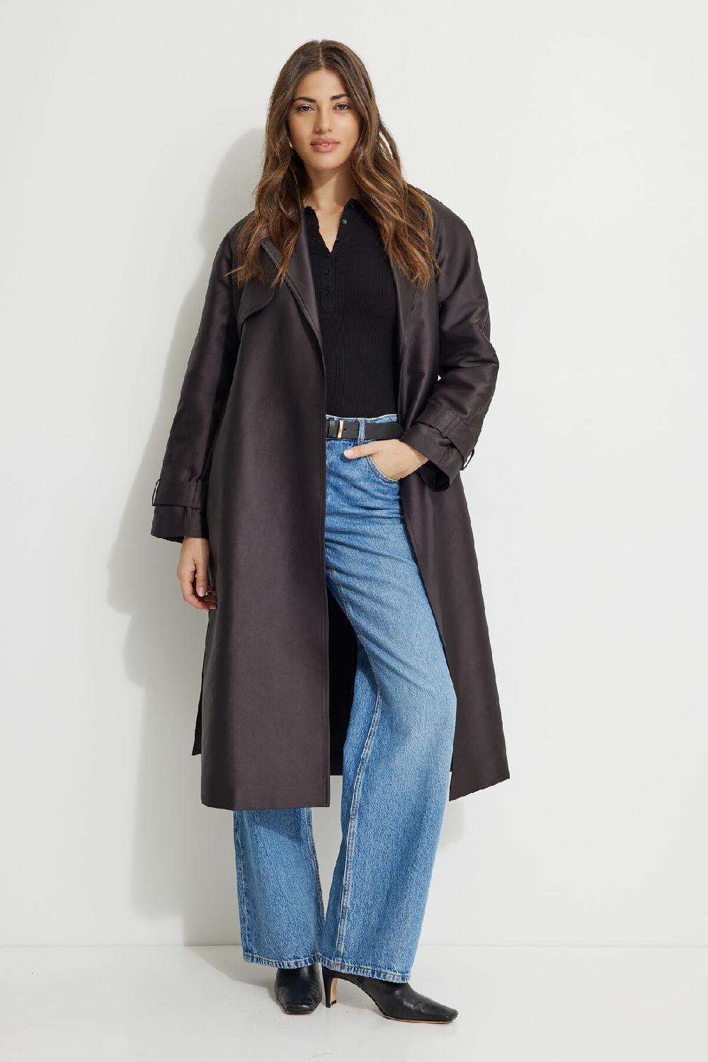 Dynamite Haut Polo Côtelé à Manches Longues