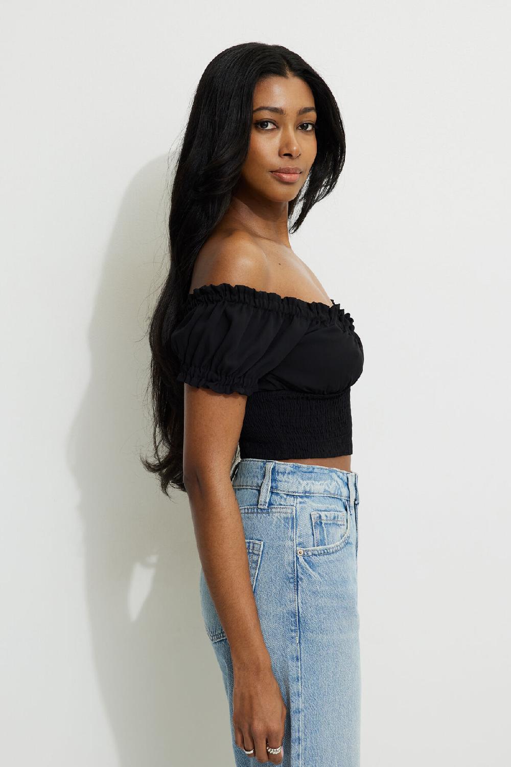 Dynamite Haut Smocké Delphine