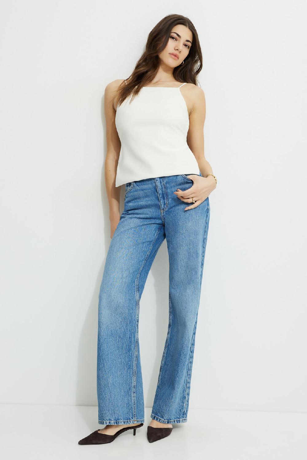 Dynamite Haut Style Tablier à Dos Ouvert