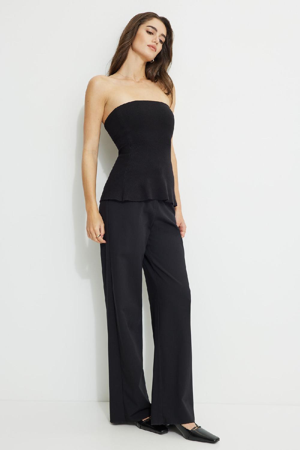 Dynamite Haut Tube En Tricot à Basque Ava