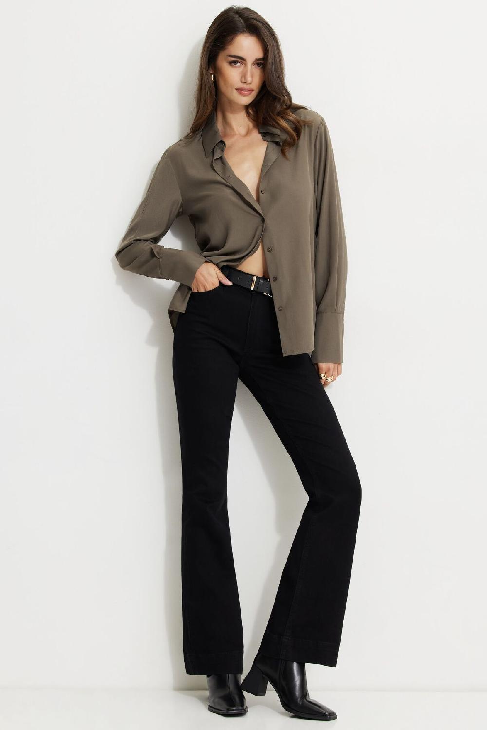 dynamite Jean à jambe semi évasée Ruby