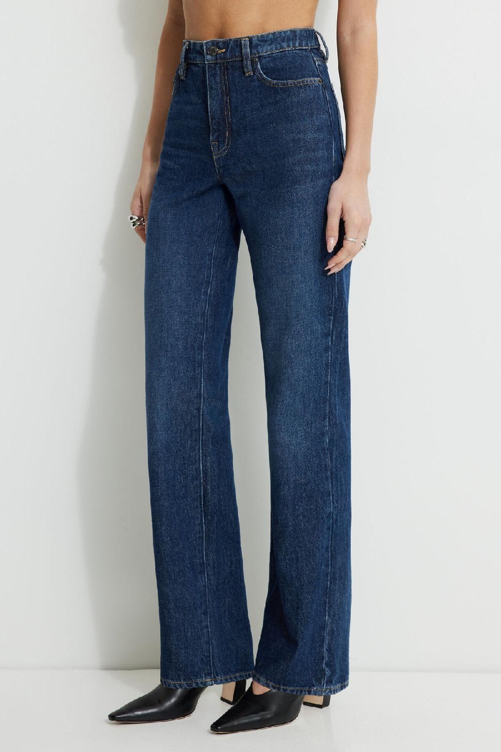 Dynamite Jean Cara à Jambe Droite Et Taille Haute