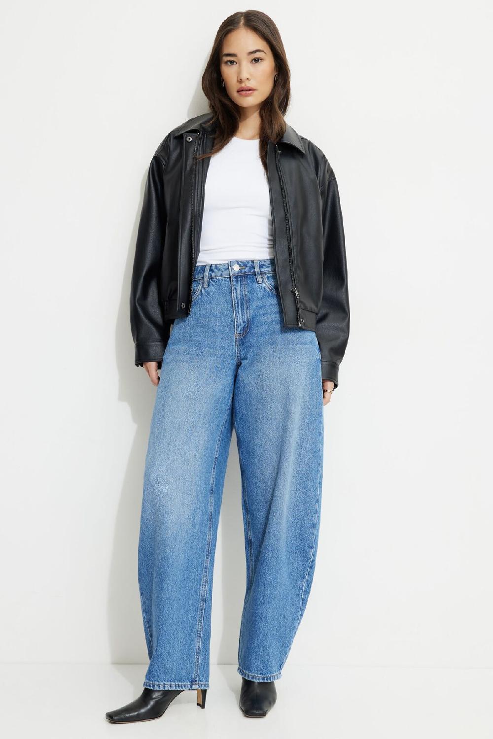 dynamite Jean décontracté à jambe courbée June