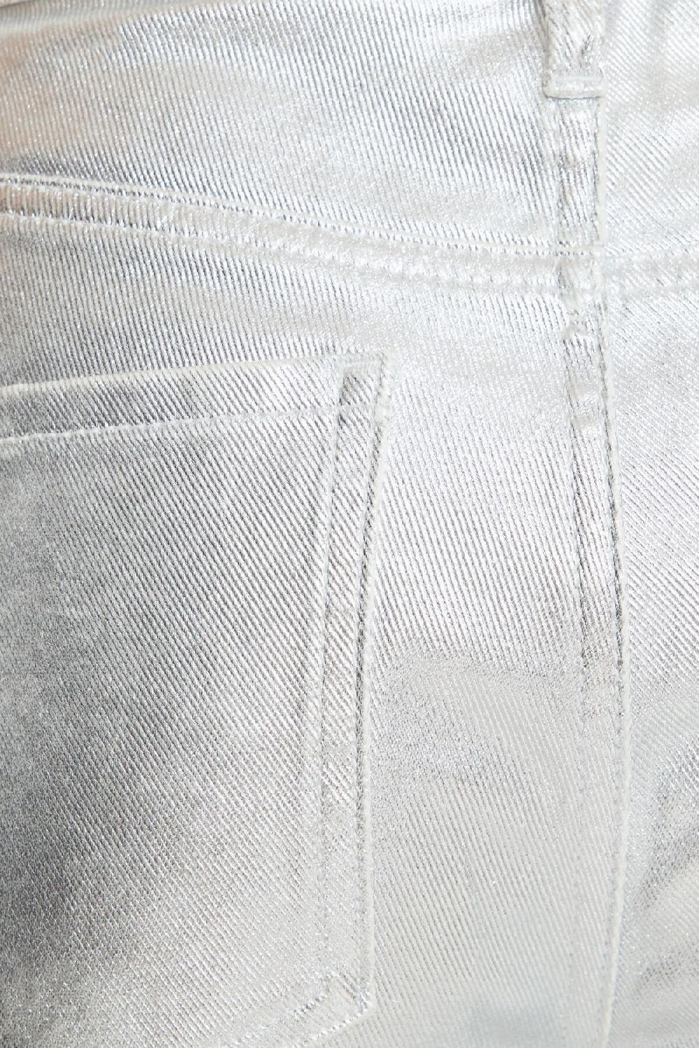 Dynamite Jean Métallique à Jambe Large Heidi