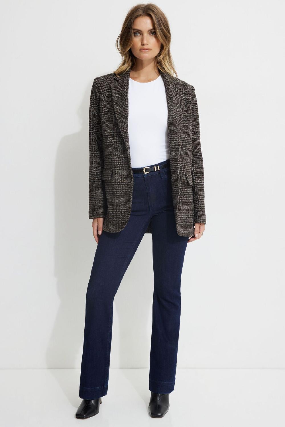 dynamite Jean Ruby à jambe semi évasée