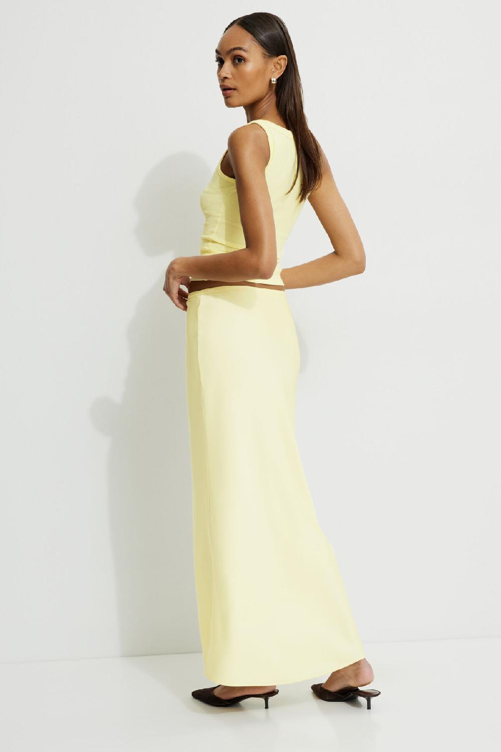 Dynamite Jupe Maxi à Enfiler En Satin Cary