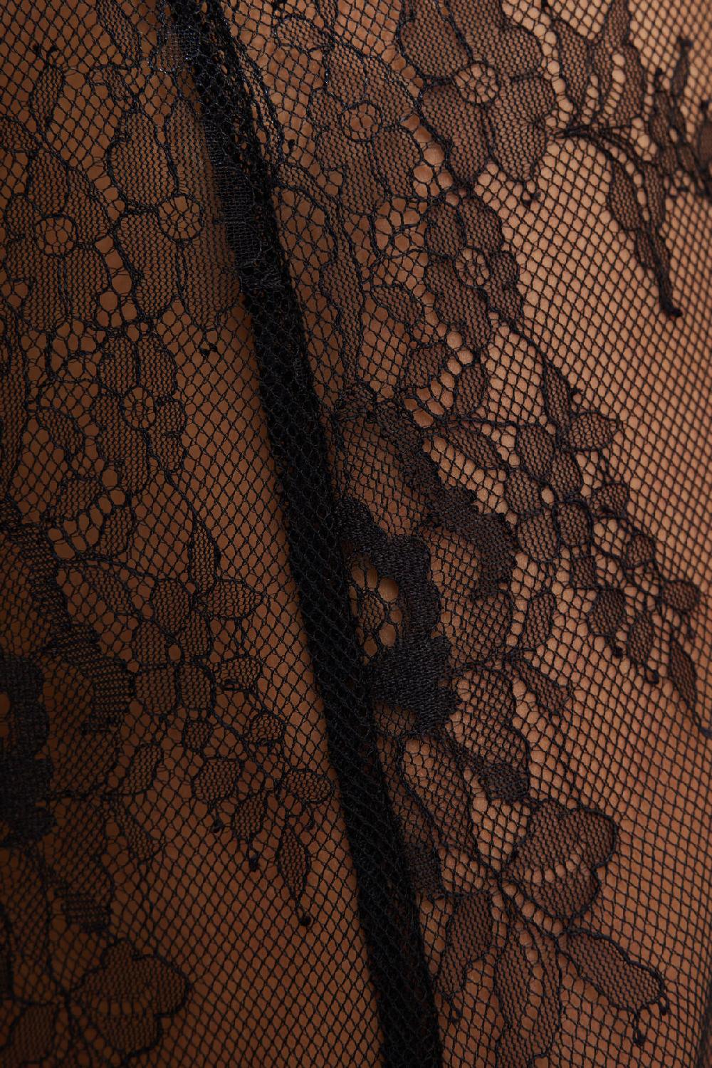 Dynamite Jupe Maxi Diaphane En Dentelle