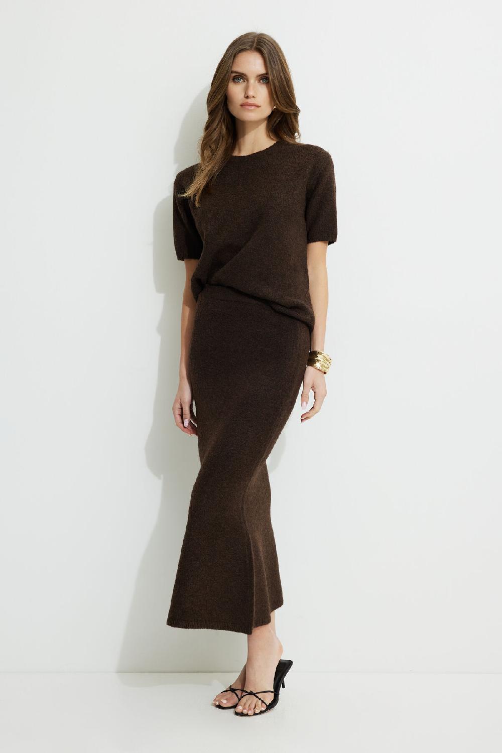 dynamite Jupe maxi en tricot style sirène