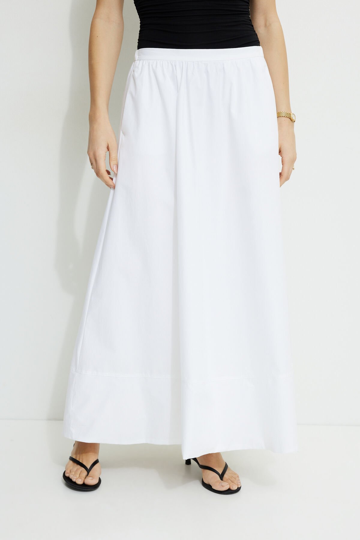 Dynamite Jupe Maxi Volumineuse En Popeline Lily