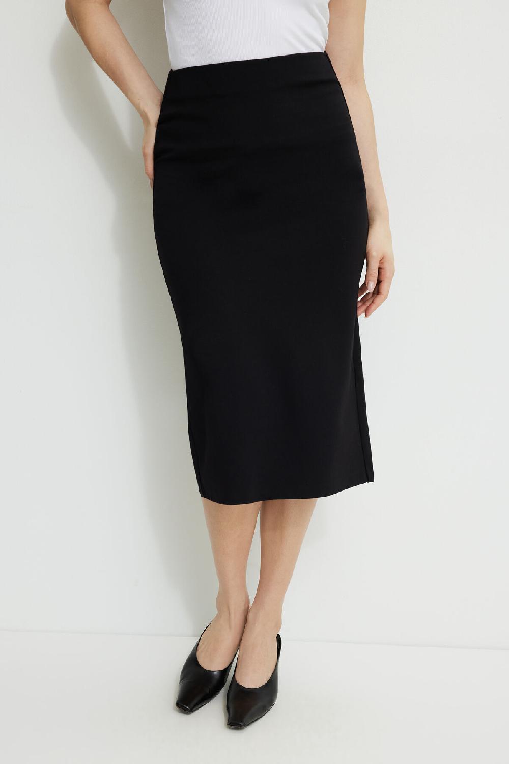 Dynamite Jupe Midi En Tricot Point De Rome