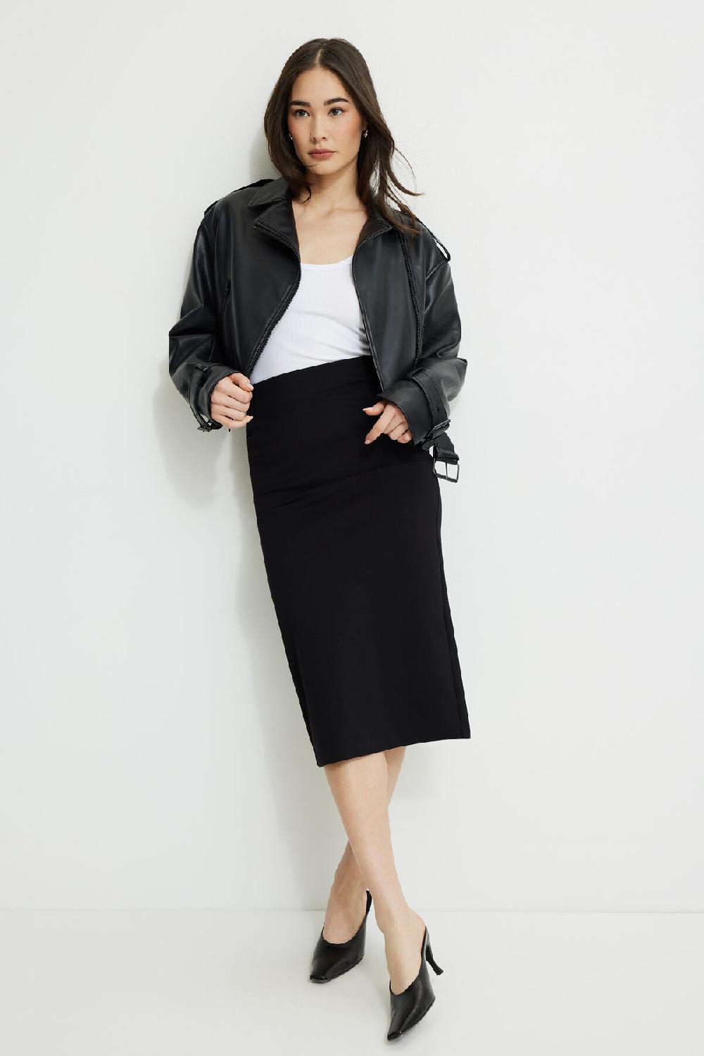 dynamite Jupe midi en tricot point de Rome