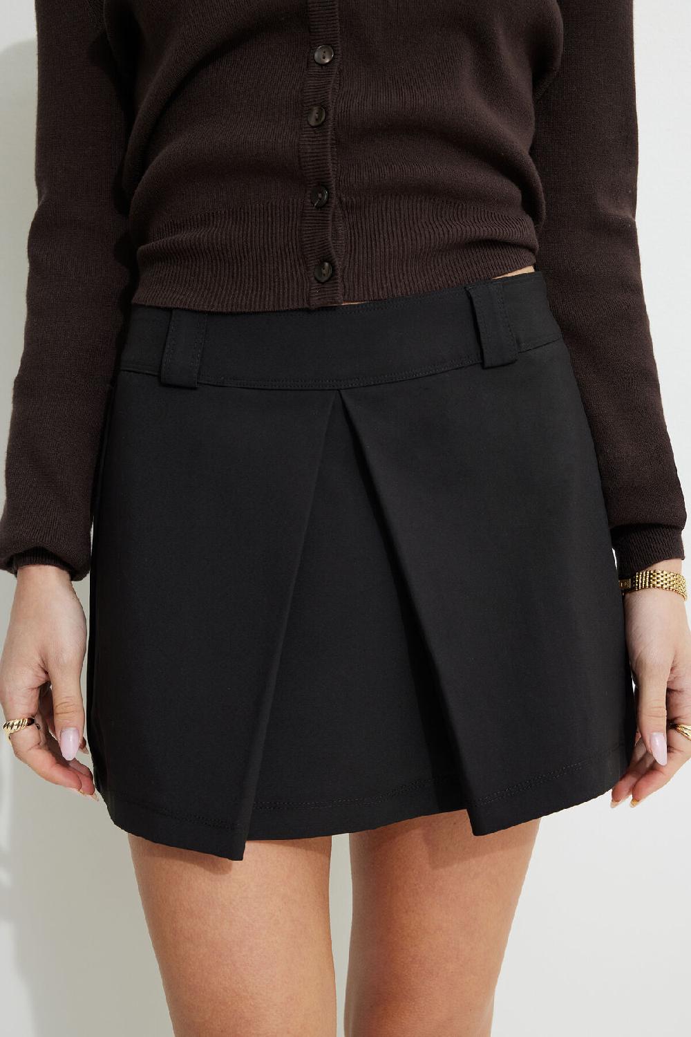 Dynamite Jupe Short à Pli à L’avant