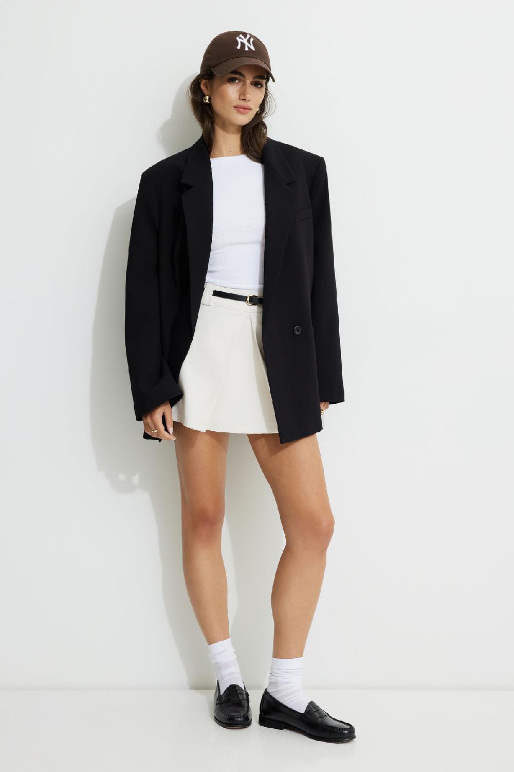 dynamite Jupe short à pli à l’avant