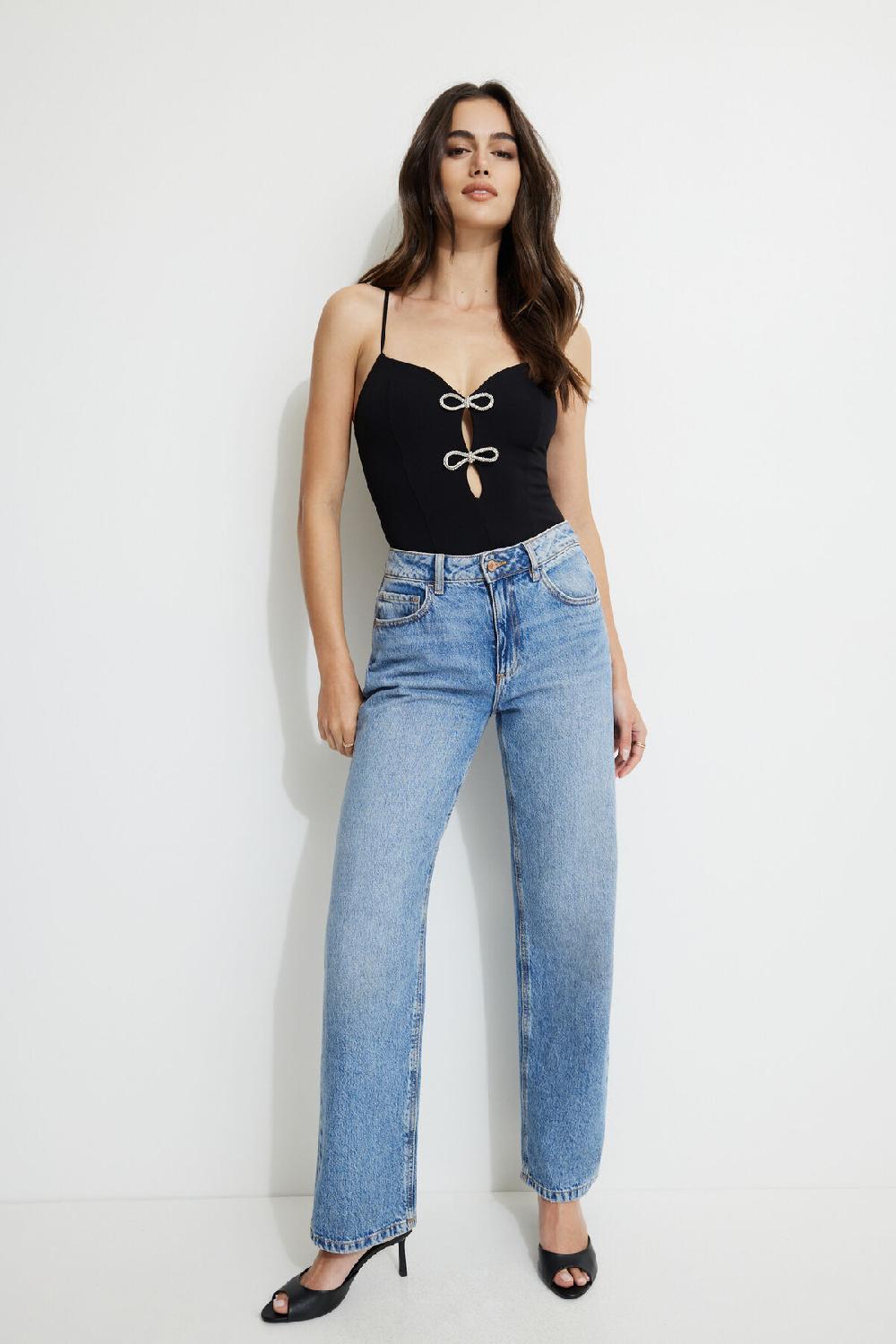 Dynamite Justaucorps à Boucles En Pierres Du Rhin