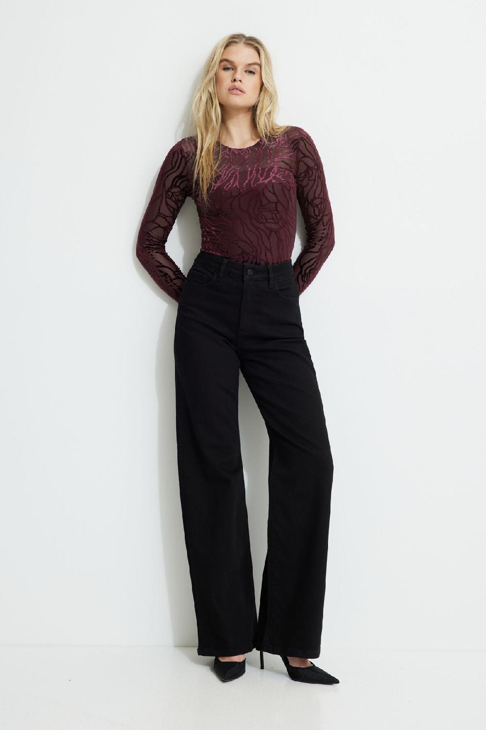 Dynamite Justaucorps à Effet Usé Skylar