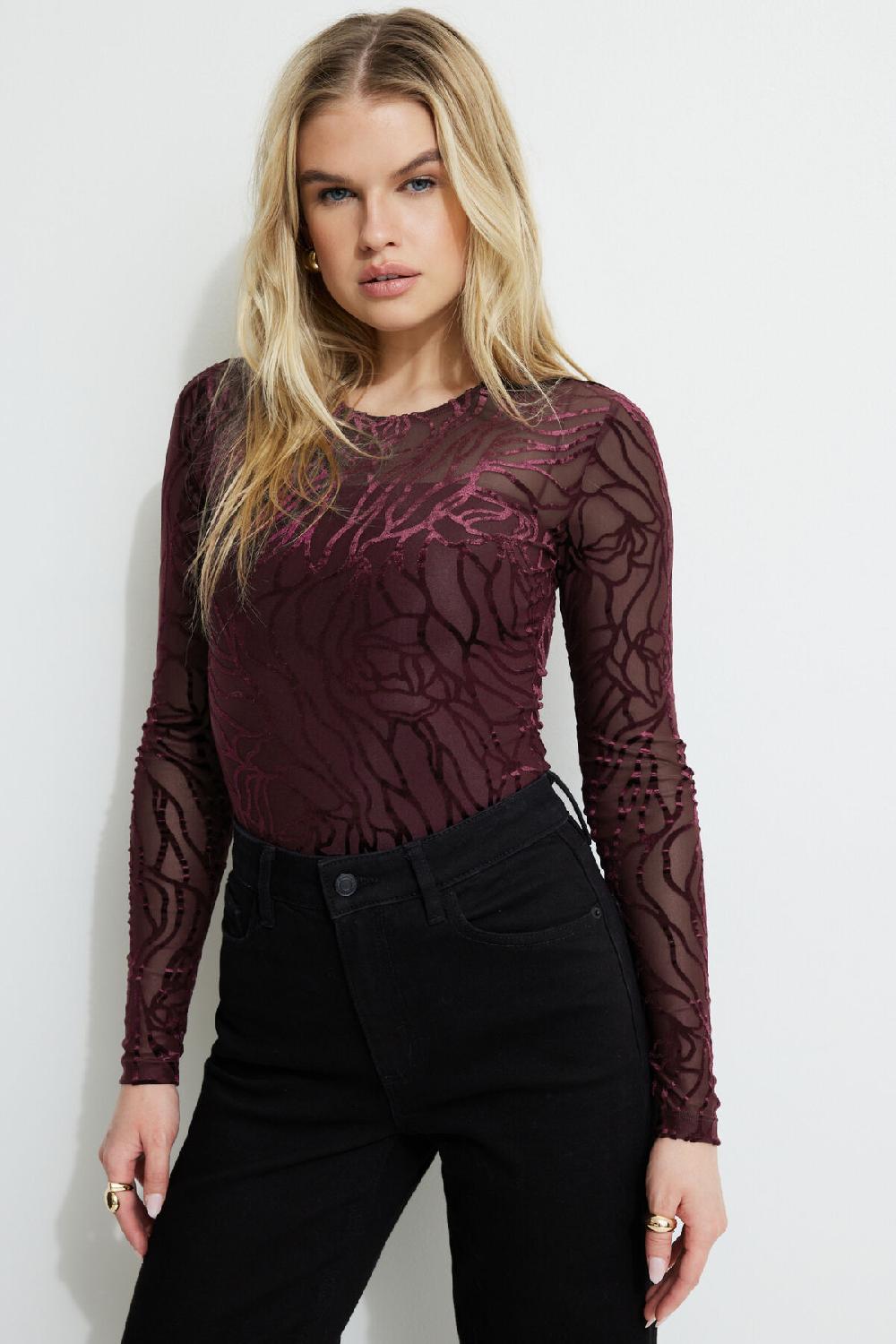 dynamite Justaucorps à effet usé Skylar