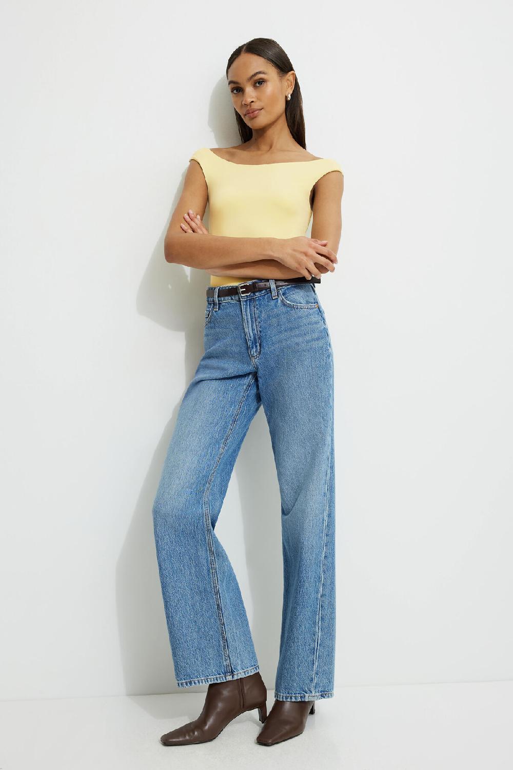 Dynamite Justaucorps à épaules Dégagées En Jersey