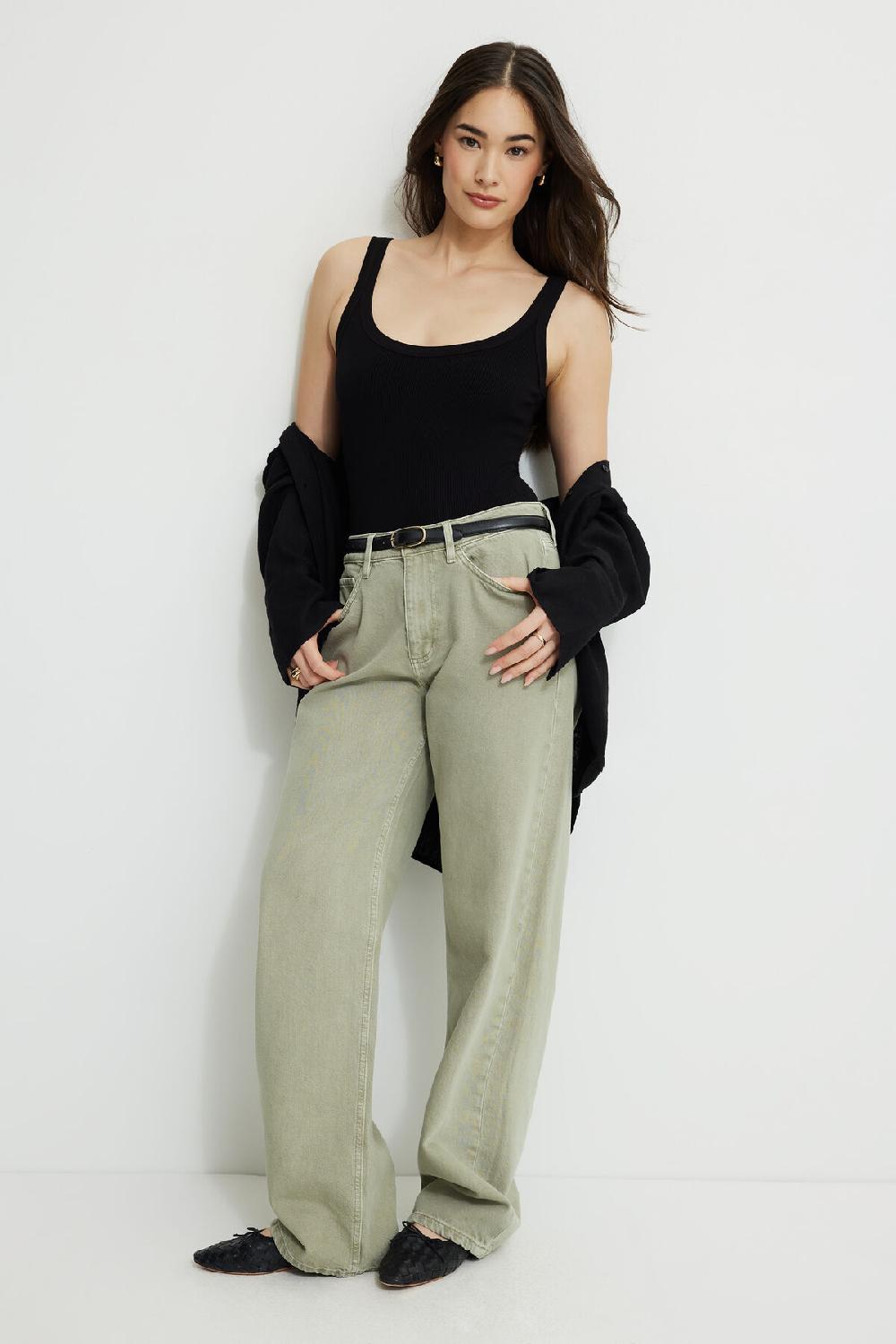 Dynamite Justaucorps Côtelé à Col échancré