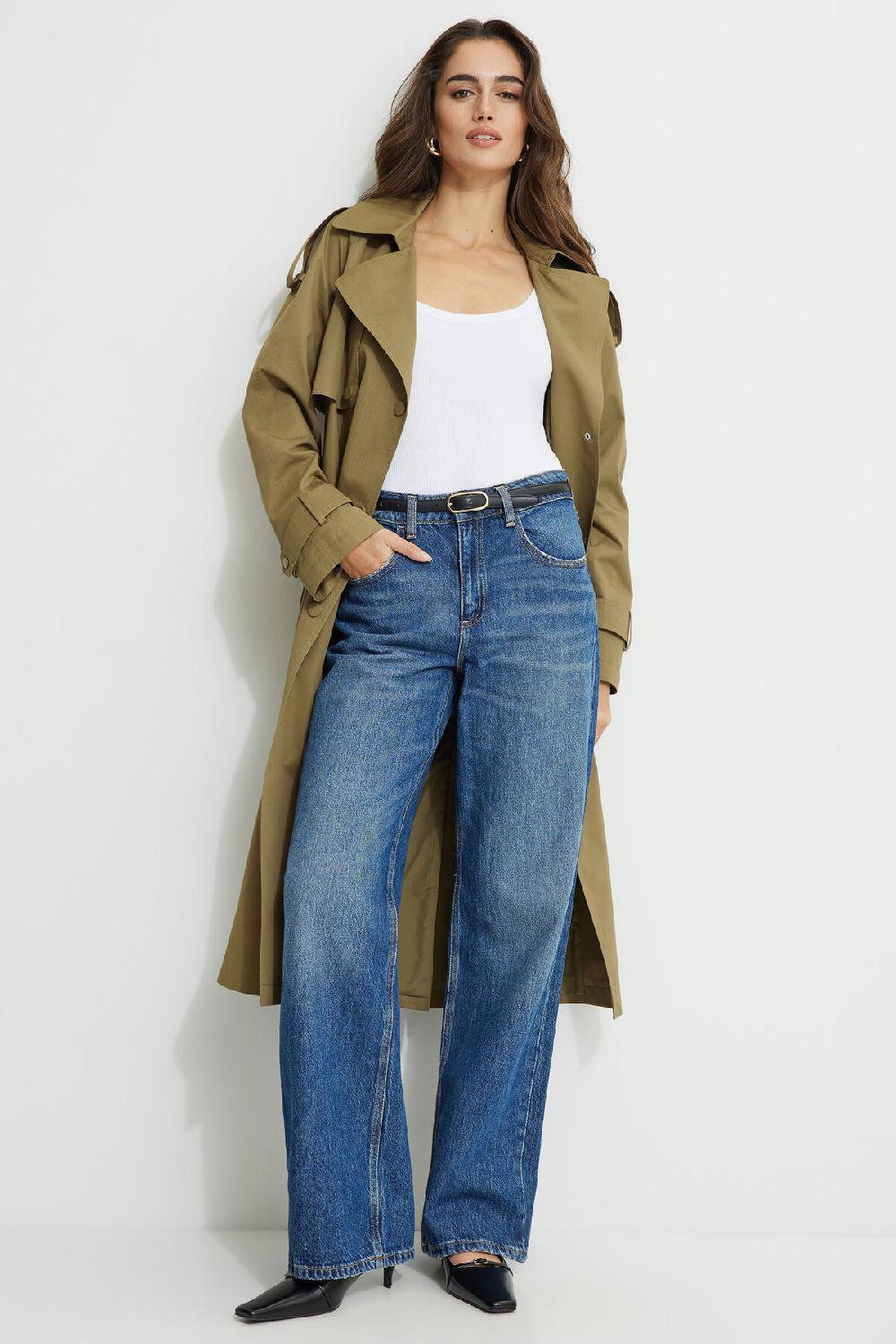 Dynamite Justaucorps Côtelé à Col échancré