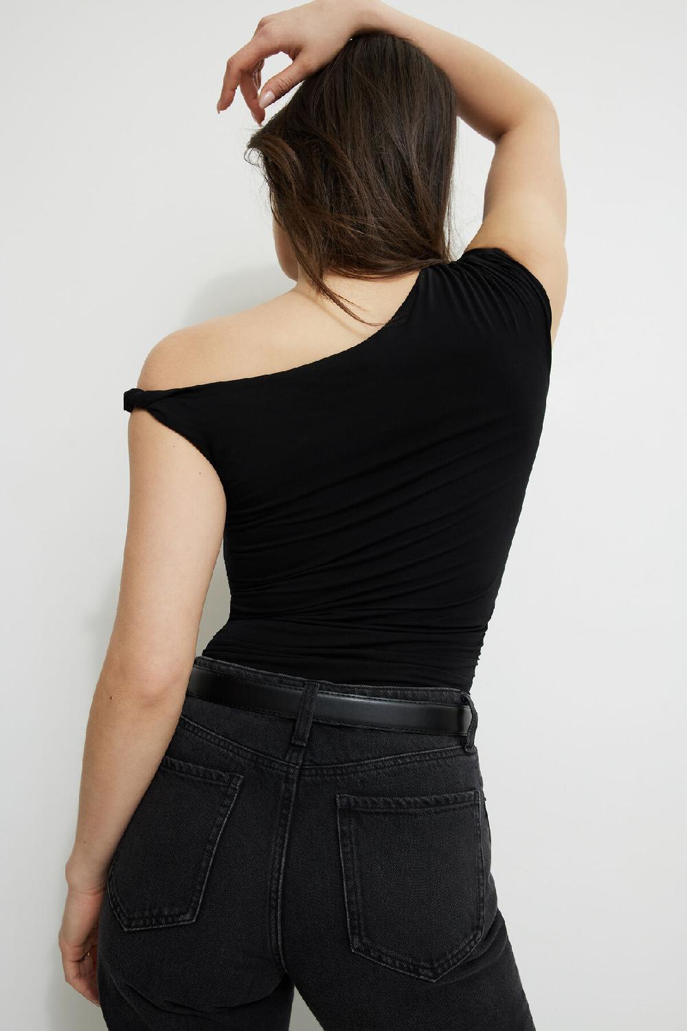 Dynamite Justaucorps Drapé En Jersey à Une épaule