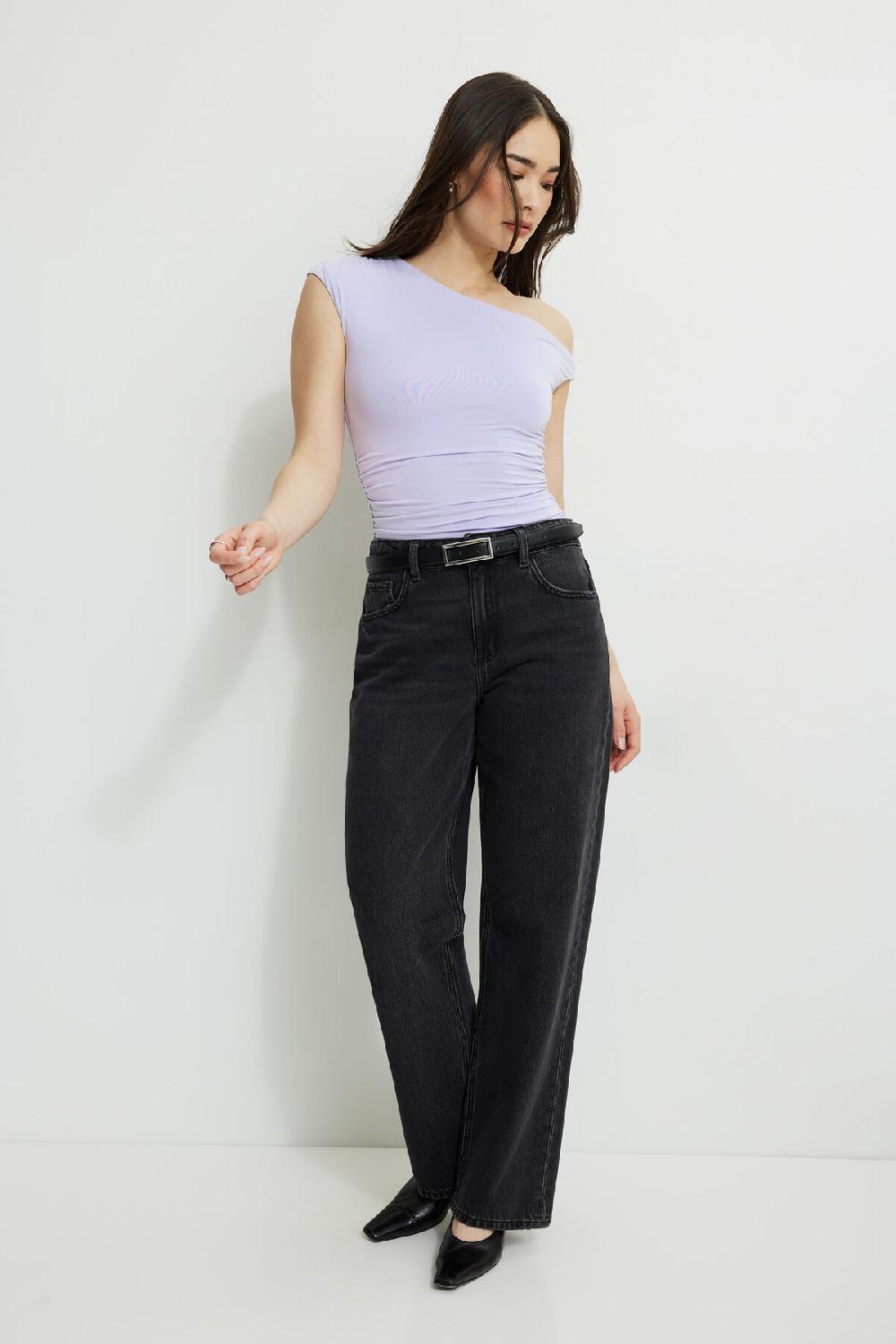 Dynamite Justaucorps Drapé En Jersey à Une épaule