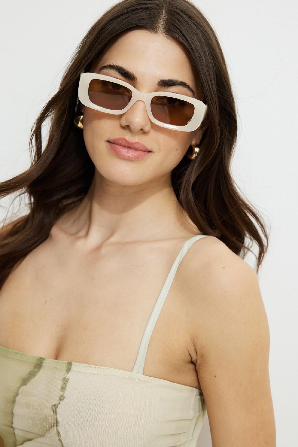 Dynamite Lunettes De Soleil Rectangulaires Rétro