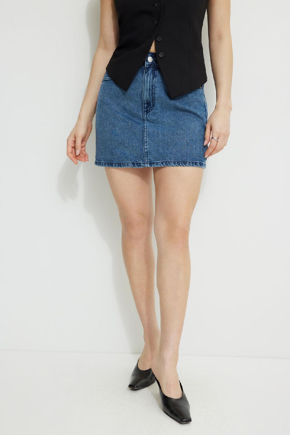 Dynamite Minijupe En Denim