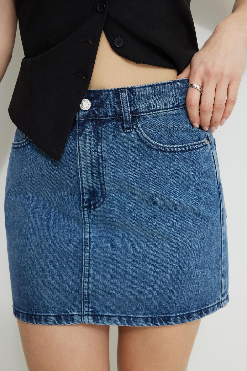 Dynamite Minijupe En Denim