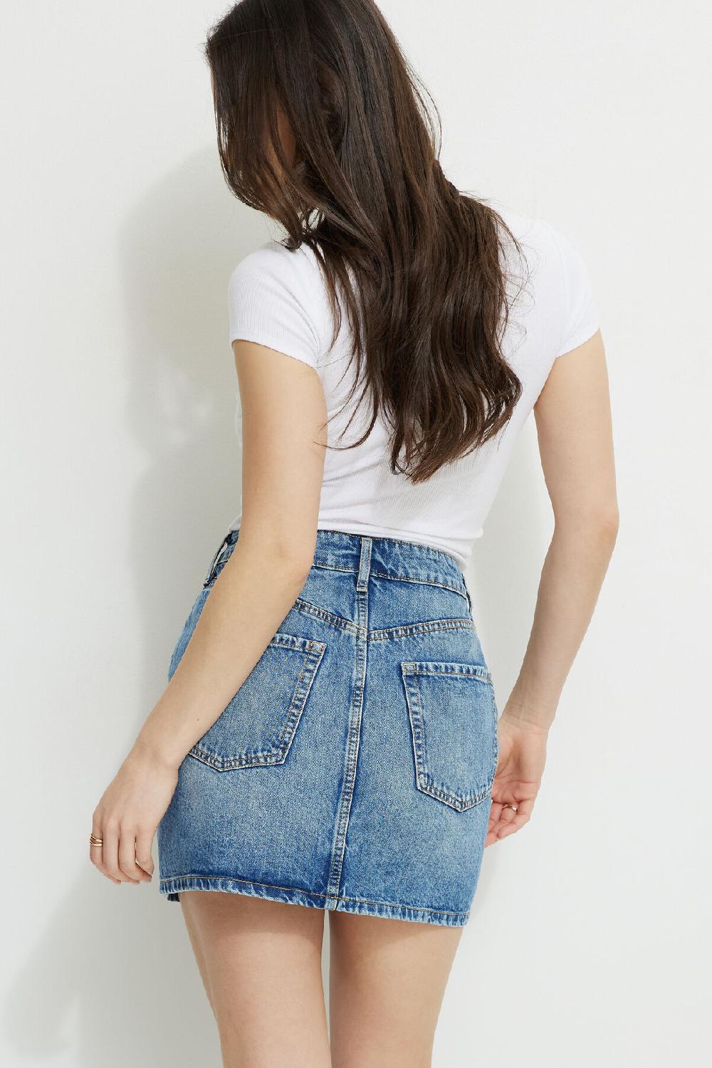 Dynamite Minijupe En Denim