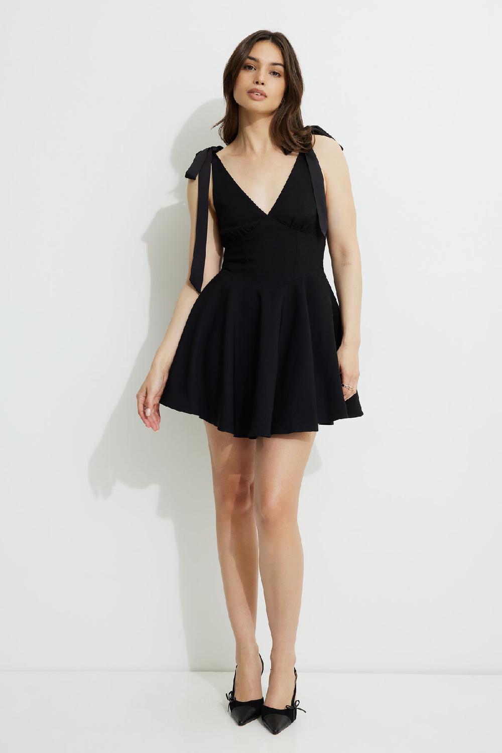 dynamite Minirobe avec boucles en satin